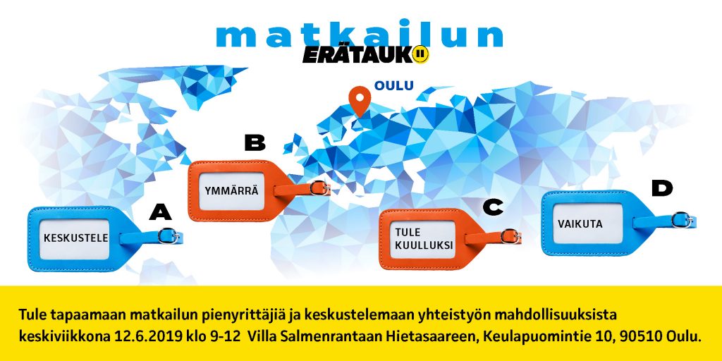 Matkailun Erätauko Hietasaaressa - mainos